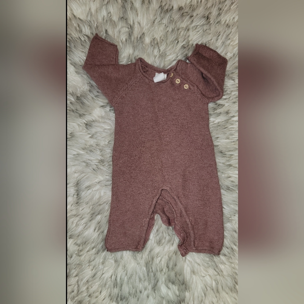 Premie knit sweater romper